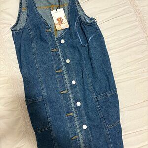 Denim Boutique Button-up Dress